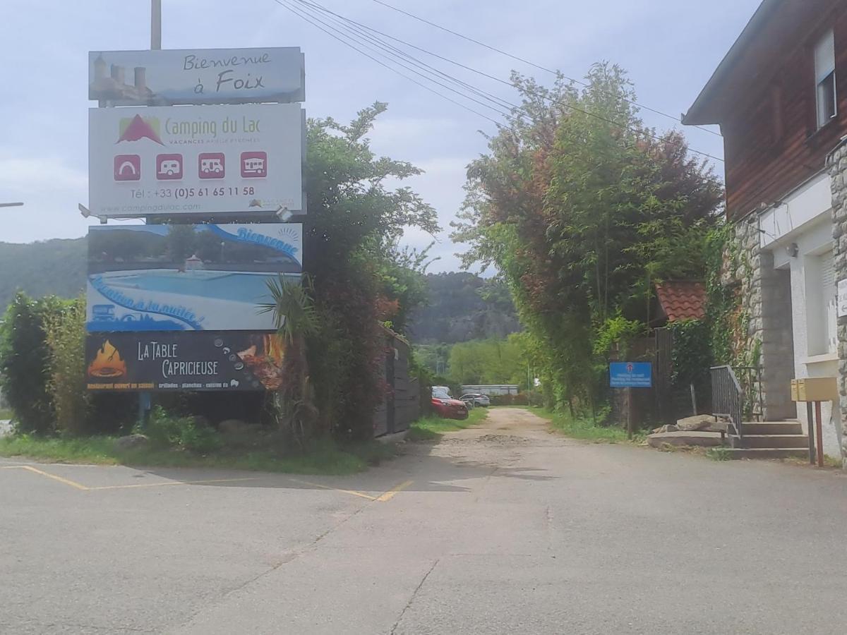 Chalet Pour 5 Personnes Equipe Sur Emplacement Privatif Dans Camping 4 Etoiles Appartenant Et Gere Par Un Particulier Hotel Foix Ngoại thất bức ảnh